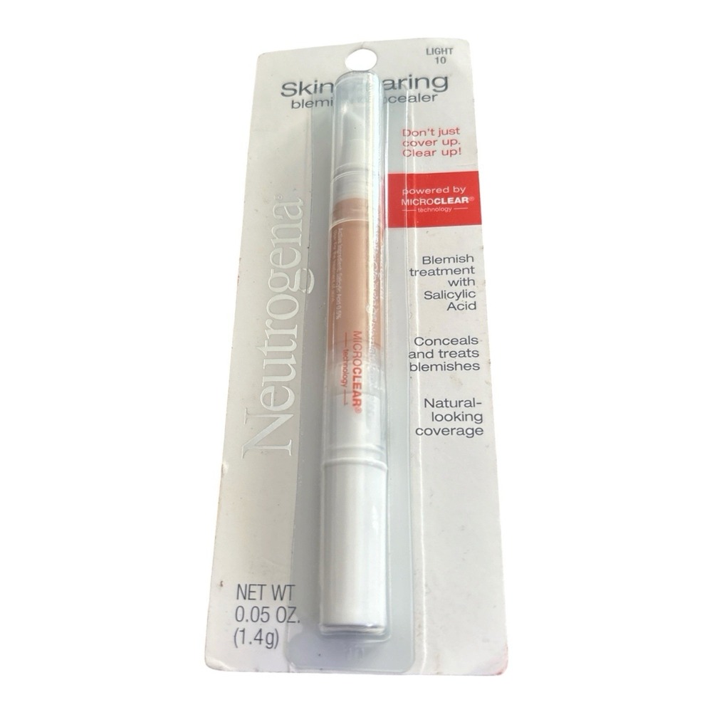 Neutrogena SkinClearing Blemish Concealer Pen Light 10 .05 oz Salicylic READ